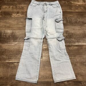 BBJ Los Angelas Straight Leg Cargo Jeans Size 5/27